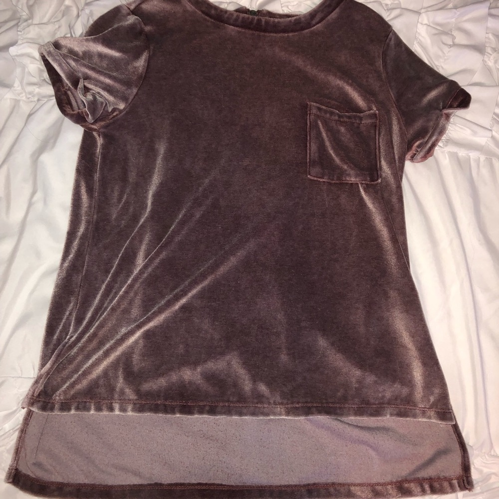 velvet top.